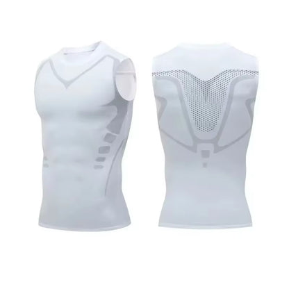 SculptPro™ – Men's Ionic Slimming Compression Vest