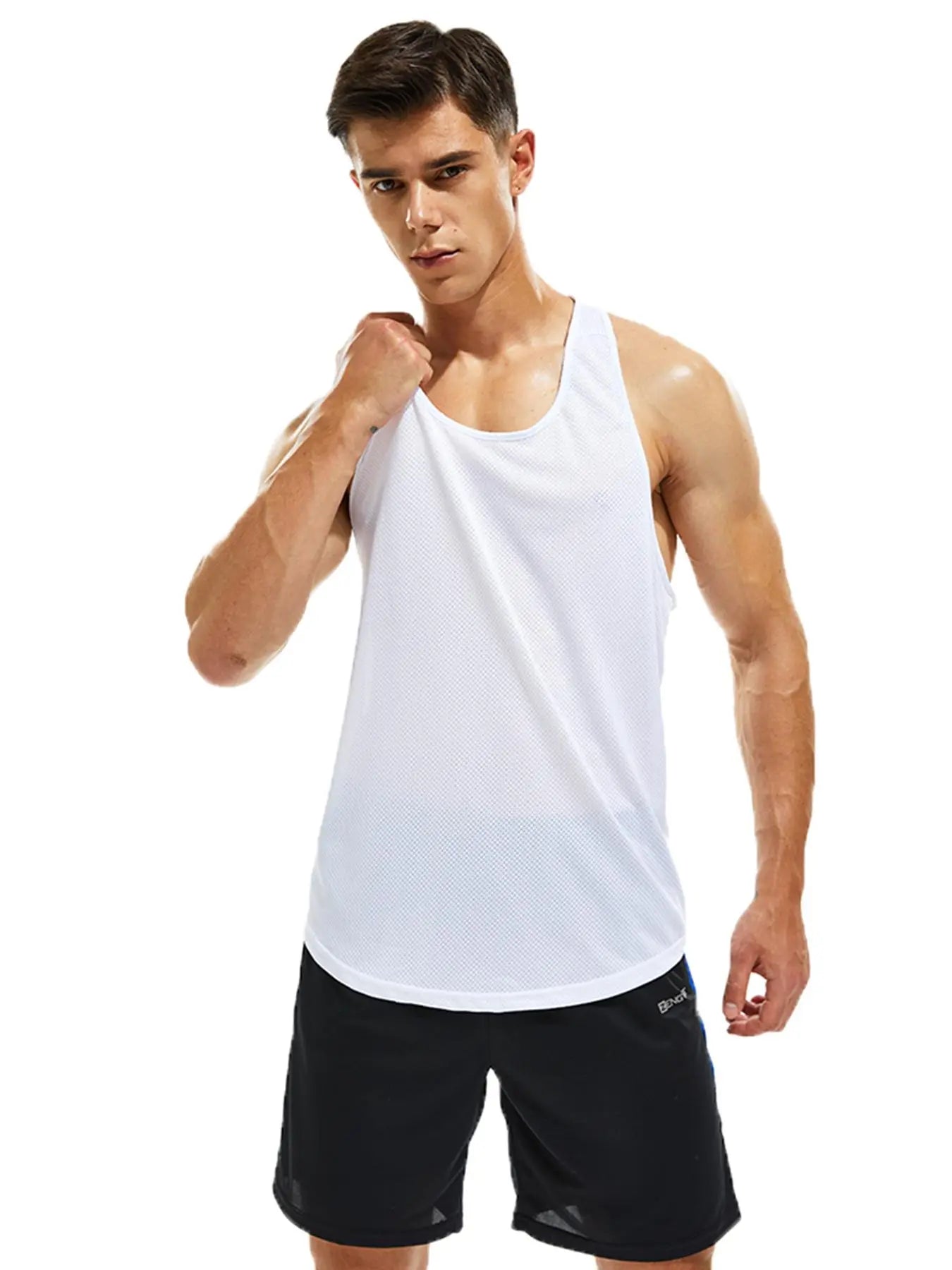 Round Neck Sports Racerback Tank Top