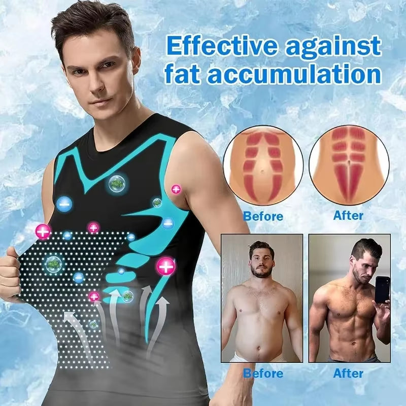 SculptPro™ – Men's Ionic Slimming Compression Vest
